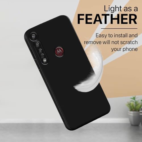 Image of Back Cover for Motorola Moto G8 Plus 4G | Full Camera Protection | Premium Liquid Silicon Case | Flexible Bumper Case for Motorola Moto G8 Plus 4G (Black)