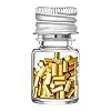 Replacement Flint Stone Compatible with Zippo and Clipper Lighters,Universal Lighter Flints Refills Pack of 100 (Gold)