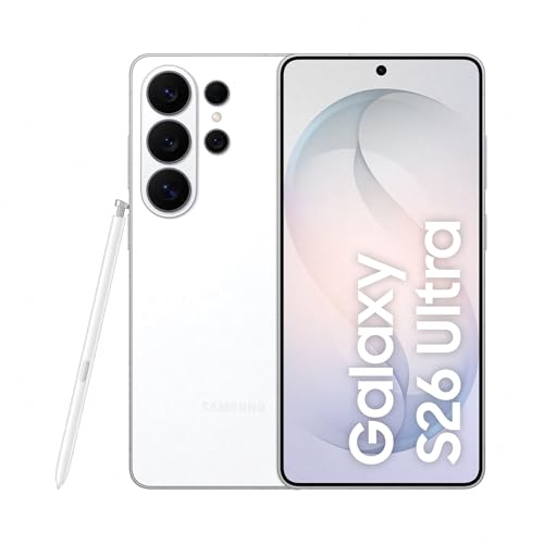 Image of Samsung Galaxy S26 Ultra 5G (White, 12GB RAM, 256GB Storage) with Built-in Privacy Display, AI Phone, Photo Assist, Creative Studio, 200MP Camera, 5000mAh Battery and Snapdragon 8 Elite Gen 5