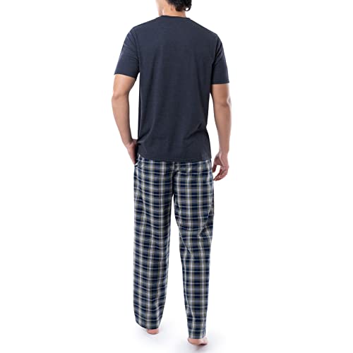 Wrangler Men's Jersey Top and Micro-Sanded Pants Pajama Sleep Set2