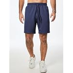 JMIERR Herren Textur Kurze Hosen mit 3 Taschen 2025 Sommer Casual Loose Shorts Elastische Taille – Bild 2