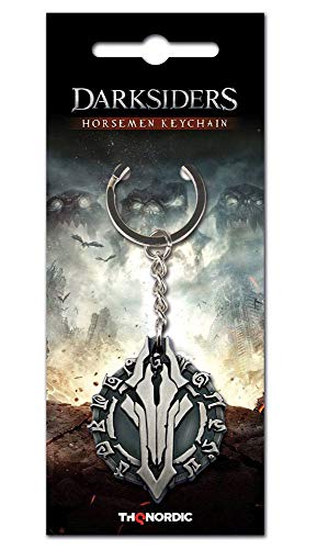 Preisvergleich Produktbild Darksiders 3 Horsemen Metal Pendant Keychain, Silver Ge3535