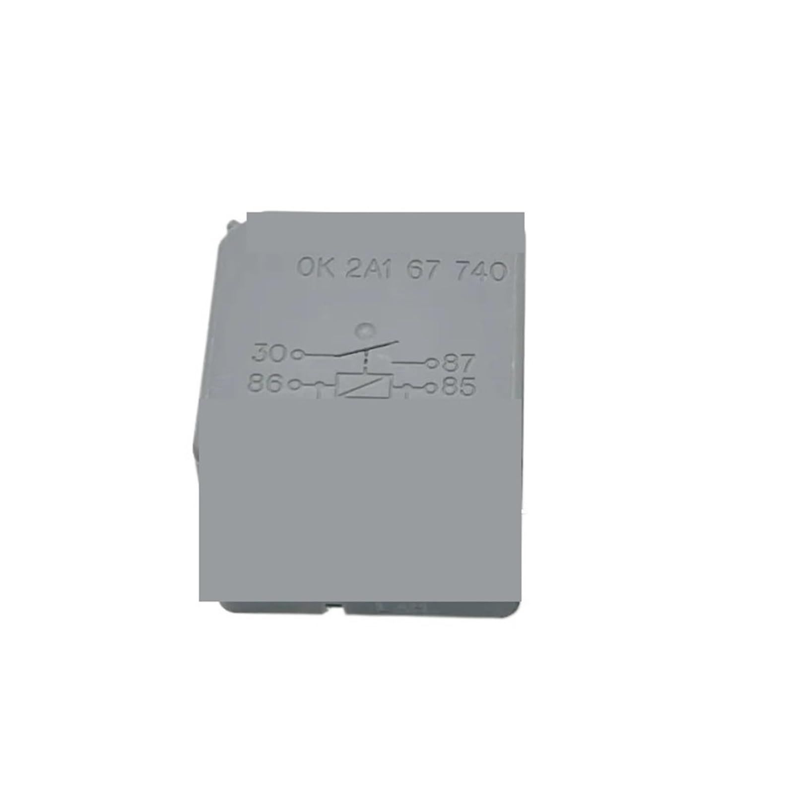 Relais 2A1 67 740 DC12V 4pins pour circuit automobile standard