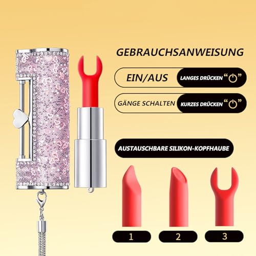 Sextoy pour couples vibrant avec embouts interchangeables