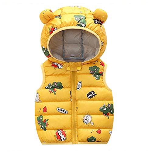 Gilet en coton pour enfant avec capuche amovible veste automne chaude