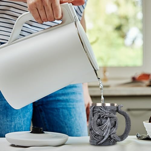 Tasse 3D médiévale de 568 ml, le cadeau idéal pour les amateurs de dragon