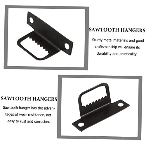 Image of L-Shaped Picture Frame Hangers 100pcs Hangers for Wall Decor - Hanging Hardware Set