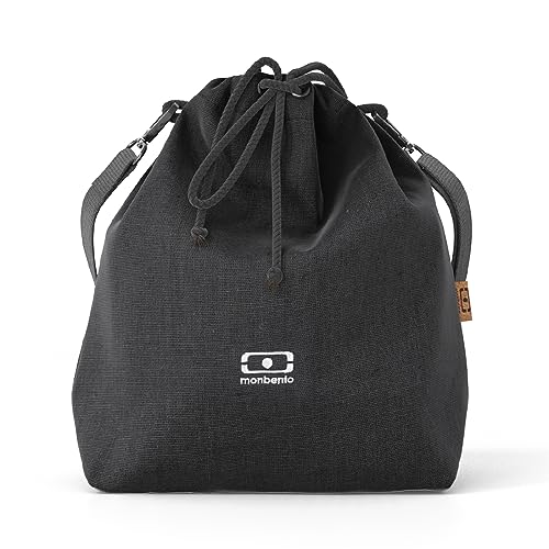 monbento - MB Fresh Noir Sac Isotherme Repas - Lunch bag Isotherme pour Lunch Box