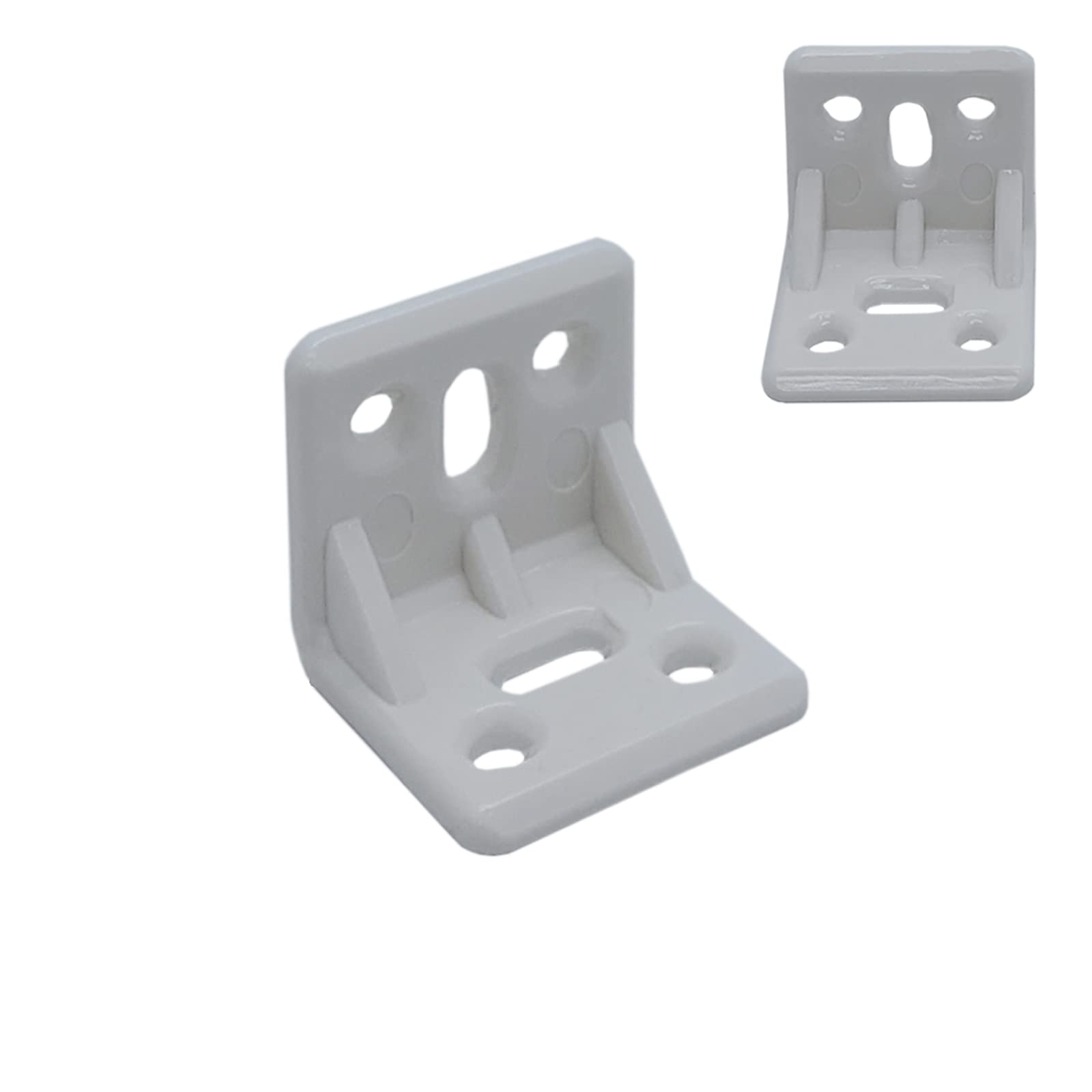 Buy YAPIKAN 30Pack Plastic L Bracket White 1 x 1 inch Reinforced