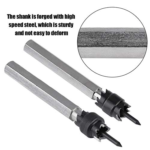 Spot Weld Cutter 3/8 5/16 High Speed Steel Rotary Spot Weld Drill Cutter Remover Carbide Bit Spot Weld Drill Bit (3/8" + 5/16") - Thumbnail 3