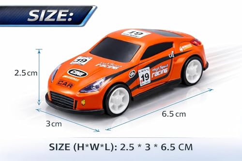 Image of Brand Conquer Die-Cast Metal Pullback Toy Cars, Mini Sports Car & Police Cars | Durable Metal Body Cars with Pull Back Mechanism | Kids Toy Cars Gift Set | Size 2.5 * 3 * 6.5 cm (Set of 10)