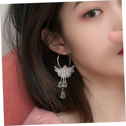 Accesorios para hacer joyería DIY con 96 piezas de argollas y aros para aretes redondos 6