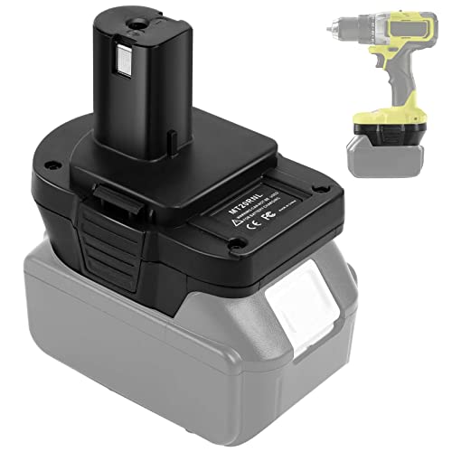 Adaptateur de batterie pour batteries Makita 18 V converti en batteries Ryobi 18 V, pour outils électriques Ryobi (adaptateur uniquement)