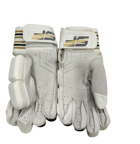 Image of SF Leather Batting Gloves Sapphire Adult Right Hand, Cricket, Standard