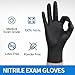 Basic Black Nitrile Exam Gloves - Latex-Free & Powder-Free, Heavy-Duty Industrial and Medical Glove, NGXM-1044 Small (pack of 100)