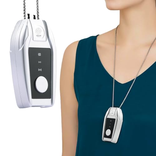 Image of GRIVAK Wearable Air Purifier I Portable Personal Air Cleaner | 75H Battery Life,2H Fast Charge| Noise-Free| For Travel, Flights, Gym, Car, Home, Office| Protects from Airborne Germs,Dust &Pollutants