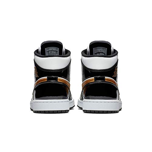 (Men's) Air Jordan 1 Mid SE 'Patent Metallic Gold' (2018) 852542-007