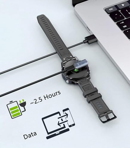 Image of Tobo USB C Watch 90 Angle Adapter Connector, Type C to Charging Right Angle Converter Coupler, for Smartwatch /Bracelet, Blue Gray