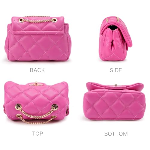 Image of mibasies Kids Purse Toddler Gifts for Little Girls Crossbody Purses Presents, A3 Hot Pink, Small, Small