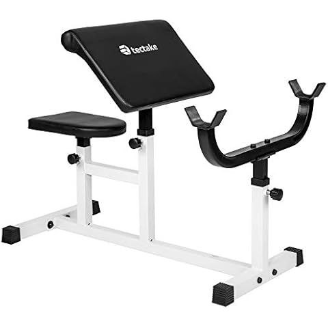 Banco de Bíceps Curl Ajustable TecTake Cover