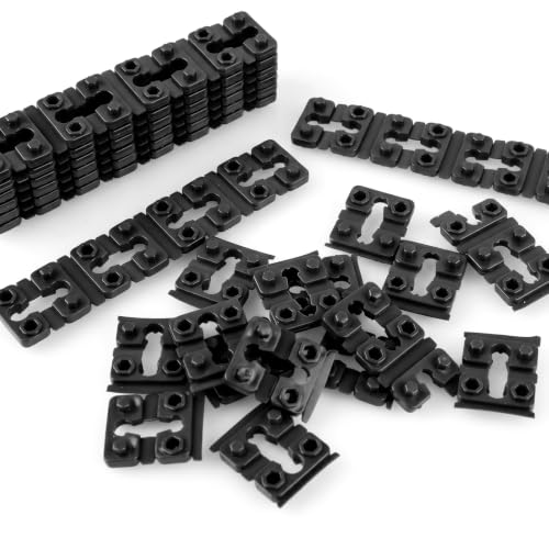 Image of Outlet Spacers for Electrical Box, 96 PCS Electrical Outlet spacers shims | Plastic Wall Plate Spacer, Tile Backsplash Shims for Loose Outlet, Switch Repair, Stackable, Black
