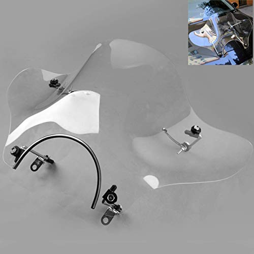 Tcmt 7/8"Clear Cruiser Windscreen Windshields Fits For Honda Goldwing Shadow Vtx 1800 1300 #TOP1