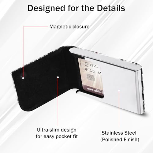 Image of FELSTAR Customized /Personalized Card Holder with Name Engraved, Leather Professional Business Visiting Card Holder /Credit Card Holders Men, Women Day Gift, Corporate Gift for Employees (BB)