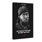 THE WIRE Omar Little Quotes TV Series Canvas Poster Wall Art Decor Print Picture Paintings for Living Room Bedroom Decoration Frame:12x18inch(30x45cm)