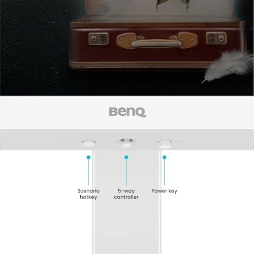 Image of BenQ EW2790Q 27 inch 2K 2560x1440 Premium Monitor with 99% sRGB Color Coverage, Built-in 5W Speakers, 1 USB Type-C, 3 HDMI Ports, Ergonomic Design, and Eye-Care Technology