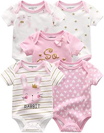 Kiddiezoom Unisex Newborn Baby Short-Sleeve Bodysuit Baby Layette Essentials Giftset Clothing Set - Image 2