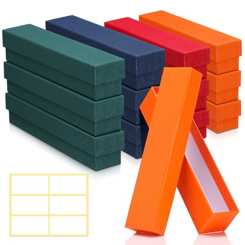 Watersay 12 Pcs Coin Storage Box 2 x 2 Inch Flip Holders Collectors Coin Collecting Supplies Holders Protector Case for Cents Cardboard
