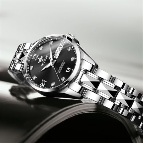 Image of OLEVS Automatic Womens Watch Mechanical Calendar Watches Diamond Fashion Waterproof Female Wrist Watch