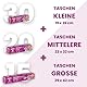 FRIO Gefrierbeutel mit Zip 65 Stück 3 Größen (S/M/L, 2/4/6 L), luftdicht, wiederverwendbar mit doppeltem Zip-Verschluss & vorgedrucktem Etikett, robuste Beutel für Lebensmittel Gefrierschrank & Vorrat