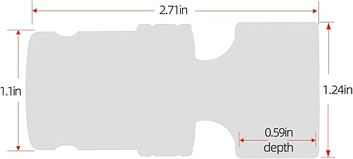 Miniatura 133 de Enchufe de impacto de 6 PT de 1/2" x 0.827 in de profundidad, CR-MO, 1/2 pulgada de accionamiento de 6 puntos para una fácil extracción