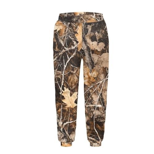 Cozeyat Kids Ankle Length Sports Pants with Pockets,High Waistband Aweatpants for Sports Jogger Trousers,Size 4-15T4