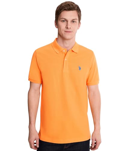 Image of U.S. POLO ASSN. Men Cotton Regular Fit Solid Polo With Small Pony