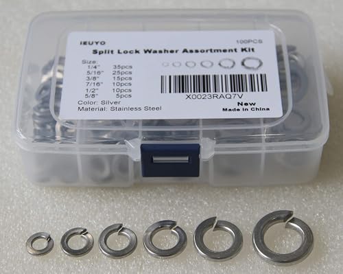 Ieuyo 550100600 304 Stainless Steel Split Lock Washer Kit cover