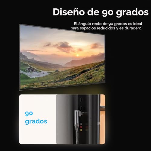 Cable digital S/PDIF con conector en ángulo de 90 grados VENTION para equipos de sonido 4