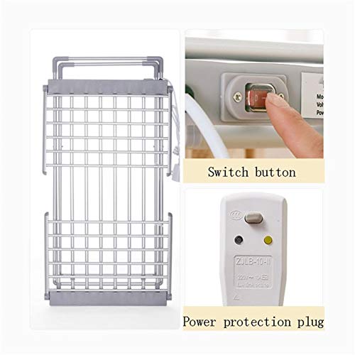 Aiaoi Electric Drying Rack, Aluminum-magnesium Alloy Folding Drying Rack Constant Temperature (Color : Gray, Size : Medium) - Image 3