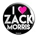Geek Details I Heart Zack Morris 2.25" Pinback Button