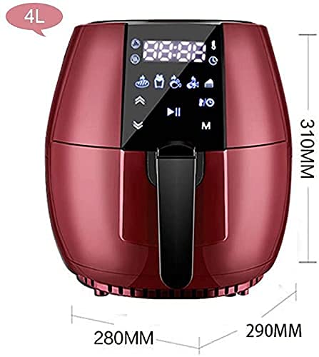 Heißluftfritteuse für den Heimgebrauch 4L Smart Touch Heißluftfritteuse Multifunktionale dampffreie Pommes Frites… – Bild 3