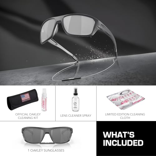 Image of Oakley SPLIT SHOT OO9416 Rectangle Shape Sunglasses w /Official Eyewear Kit | Men's Sunglasses