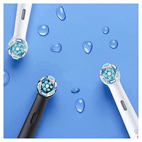 Oral-B iO Series 6 Elektrische Zahnbürste/Electric Toothbrush, Doppelpack mit 2 Aufsteckbürsten, 5 Putzmodi für Zahnpflege, Magnet-Technologie, Display, Geschenk für Sie/Ihn, white/pink sand – Bild 6