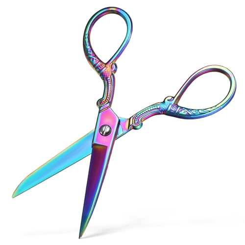 WEKAMOS Tijeras para Costura y Confección de Tela Acero Inoxidable Resistente Corte Preciso para Manualidades DIY y Ropa Mango Ergonómico para Doméstico y Profesional