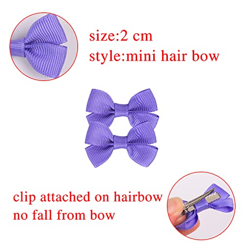 70Piece 2Inch Hair Bows For Baby Girls,35Colors In Pairs Grosgrain Boutique Solid Ribbon Mini Bows Alligator Clips For Newborn Girls Infants Toddlers #TOP1