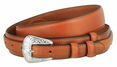 Image of Belts.com Western Buckle Belt Oil Tanned Genuine Leather Ranger Belt 1-3 /8 inch(35mm) Taper to 3 /4 inch(19mm) Wide-Multiple choices
