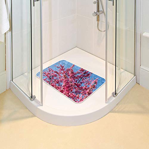 Alfombrilla infantil para bañeras sin textura de secado rápido y 68 cm 7