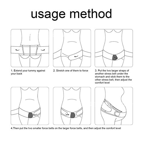 Suporte de Maternidade, Cinto de Barriga Altamente Resistente e Leve Reduz a Dor Abdominal Suporte p