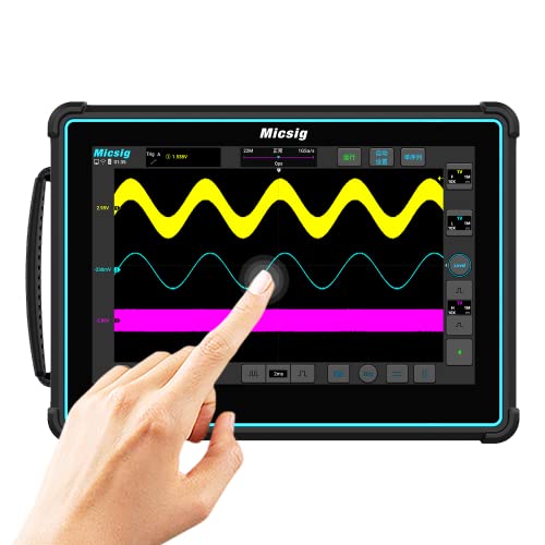 Image of Micsig Smart Full Touch Screen Oscilloscope to Series TO1004 /TO2004 TO3004 10.1 '' TFT-LCD Smart Full Touch Screen Oscilloscope (TO3004 4ch 300M)