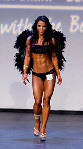 NewBrightBase Andreia Brazier Fitness Athletes Fabric Cloth Rolled Wall Poster Print - Size: (24" x 13")